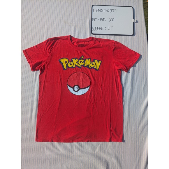 Pokemon Graphic‎ T-Shirts Pikachu Froakie Team Rocket Bundle Size Large - Picture 14 of 16